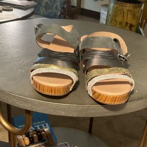 Dansko Multi-Color Strappy Sandals